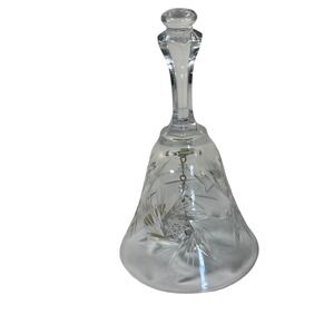 Western Germany Bleikristall Lead Crystal‎ Cut Glass Hand Bell Decor